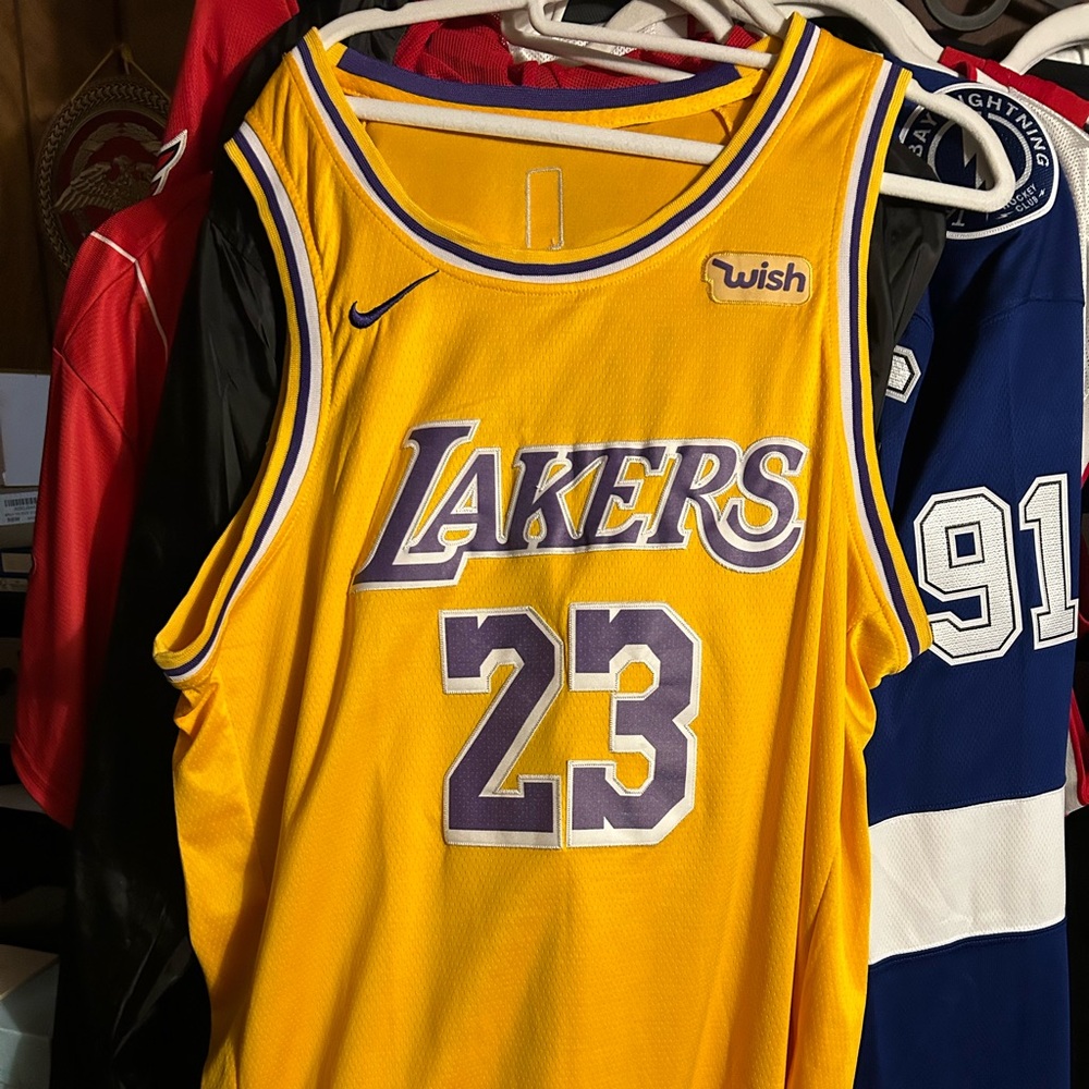 Nike Bright Yellow Swingman Jersey